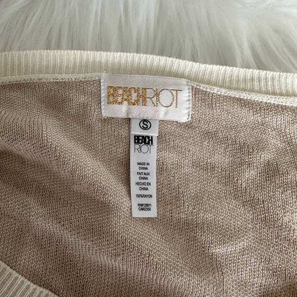 Beach Riot Tiger Print Top - Cream - Picture 6 of 6